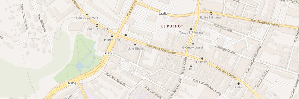 Plan du 33 Rue de la République à Elbeuf
