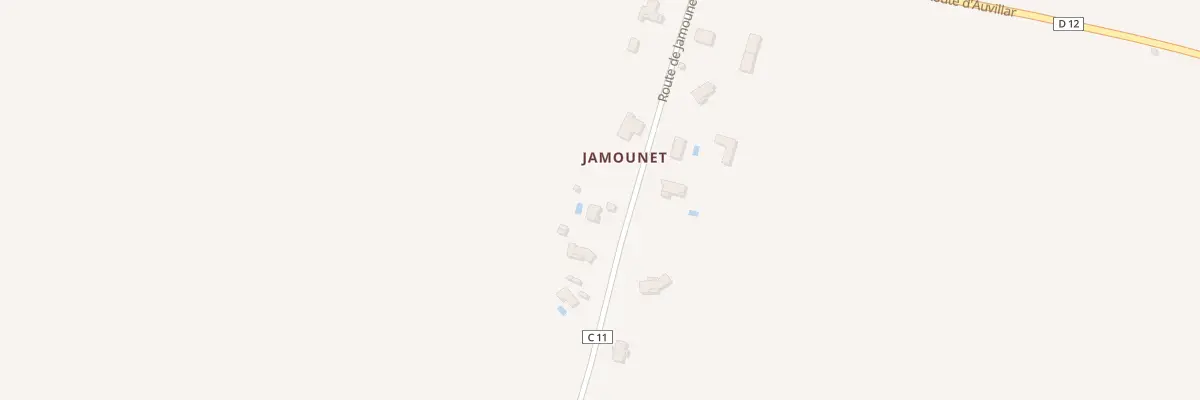 Plan du 258 Rte de Jamounet à Caumont