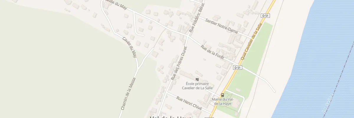 Plan du 6 Rue des Frères Duret à Val-de-la-Haye