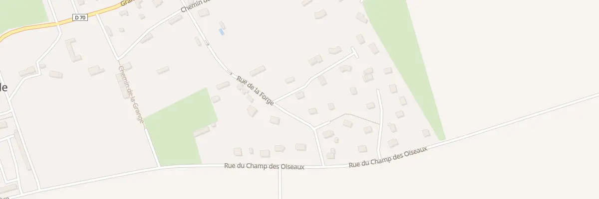 Plan du 7 Lot de la Forge à Thil-Manneville