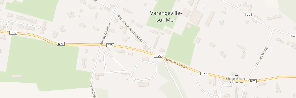 Plan du 28 Rte de Dieppe à Varengeville-sur-Mer