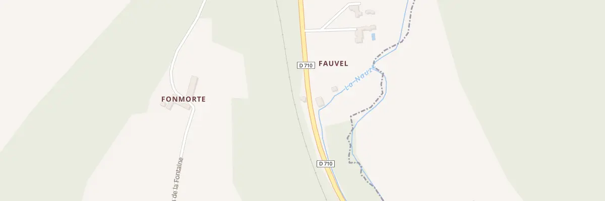 Plan du 43 Raunel à Monplaisant