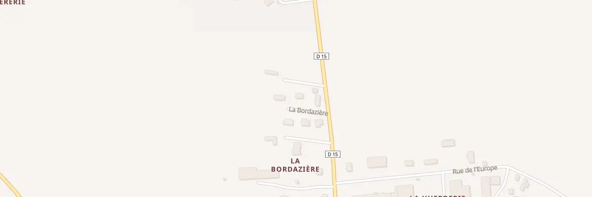 Plan du 6 La Bordazière à Meaucé