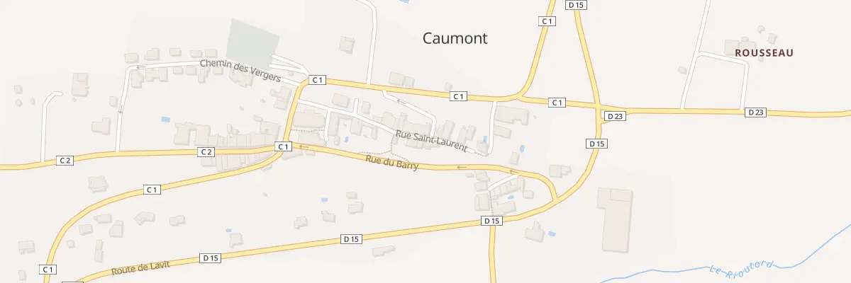 Plan du 158 Rue Saint-Laurent à Caumont