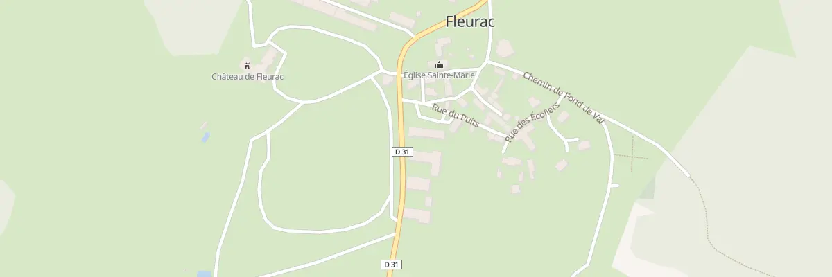 Plan du 28 Le Bourg à Fleurac