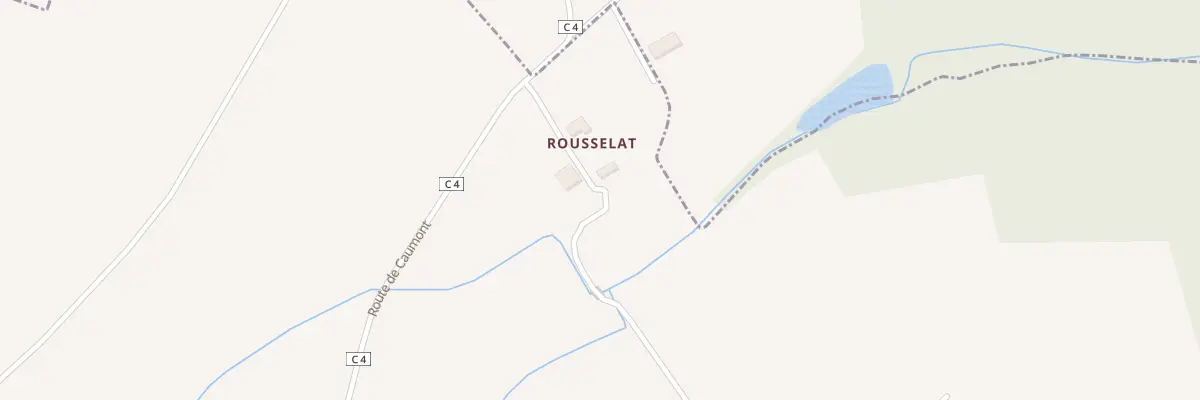Plan du 5020 Rousselat à Saint-Arroumex