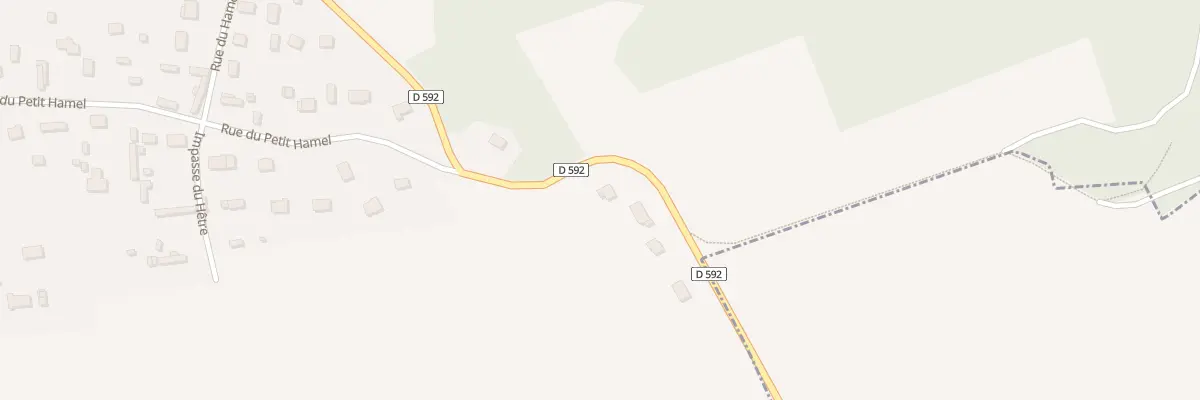 Plan du 8 Rte de Mandeville à La Harengère