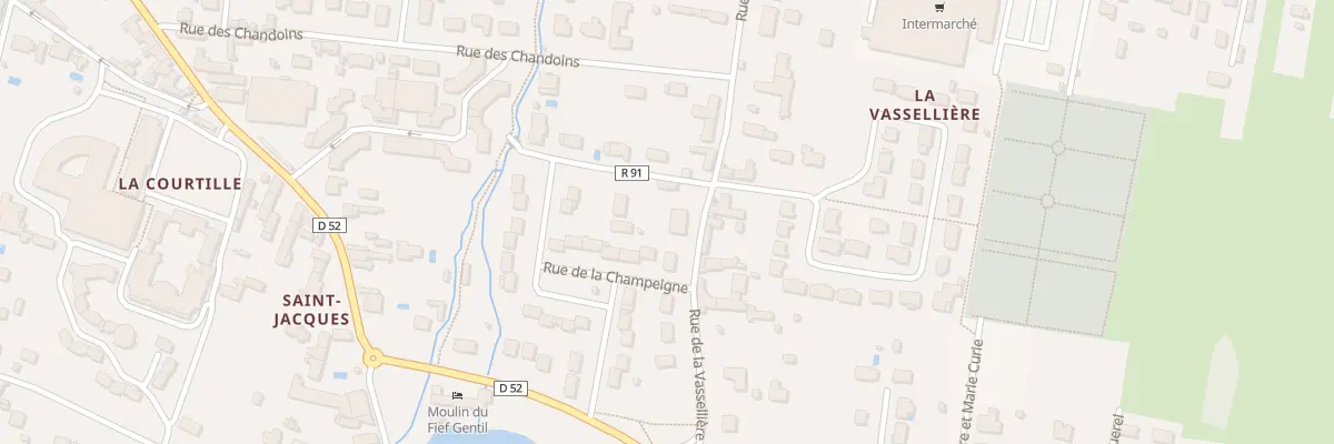 Plan du 29 Rue de la Vasseliere à Bléré