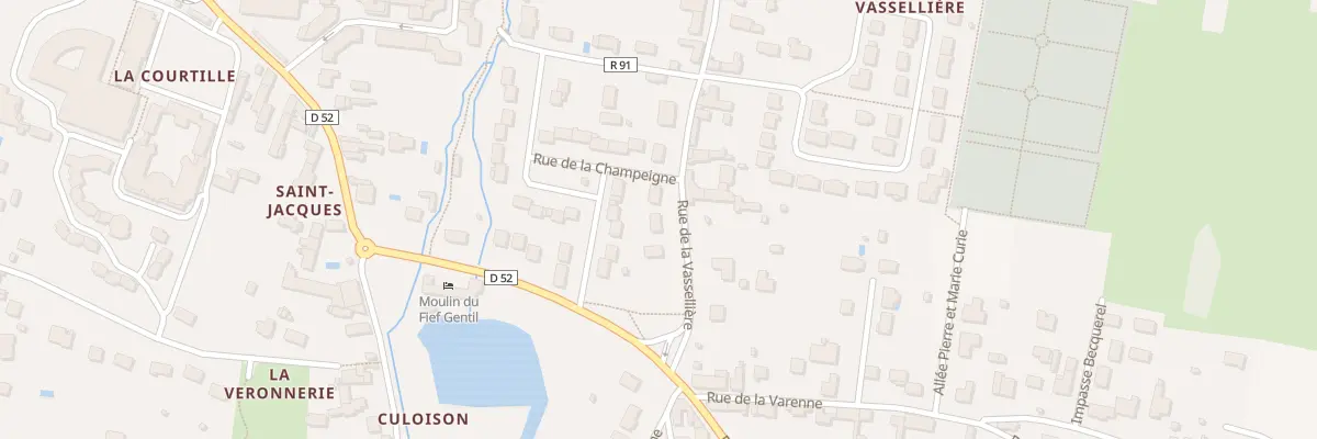 Plan du 35 Rue de la Vasseliere à Bléré