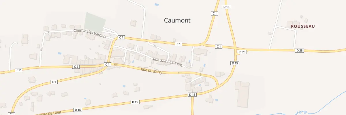 Plan du 177 Rue Saint-Laurent à Caumont
