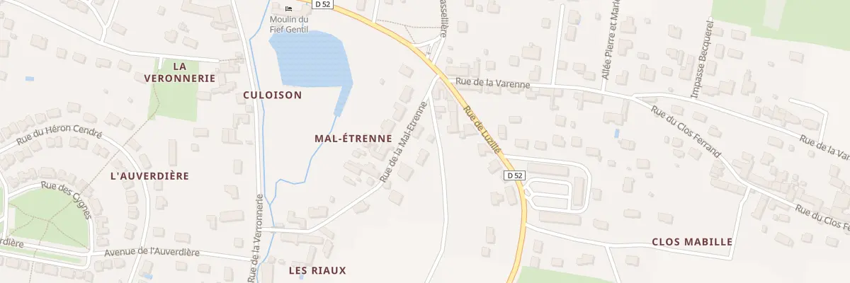 Plan du 8 Rue de Maletrenne à Bléré