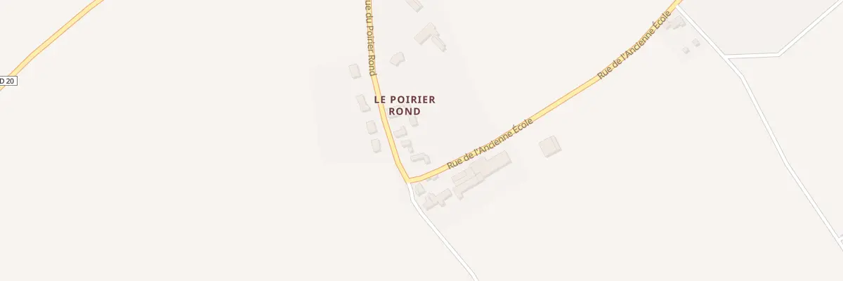 Plan du 13 Rue du Poirier Rond à Senonches