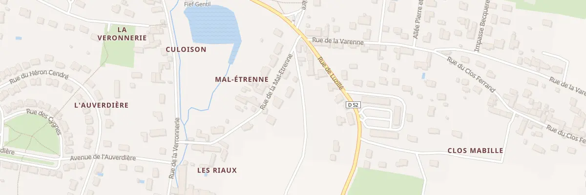 Plan du 10 Rue de Maletrenne à Bléré
