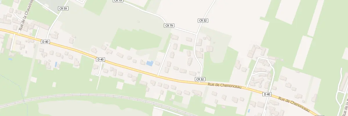 Plan du 89 Rue de Chenonceaux à La Croix-en-Touraine