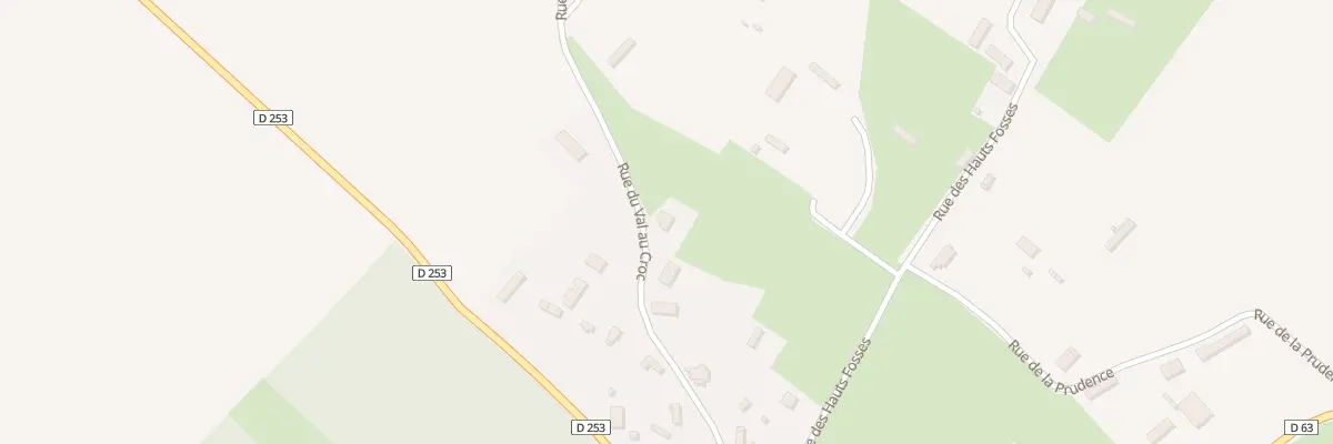 Plan du 212 Rue du Val au Croc à Gueutteville