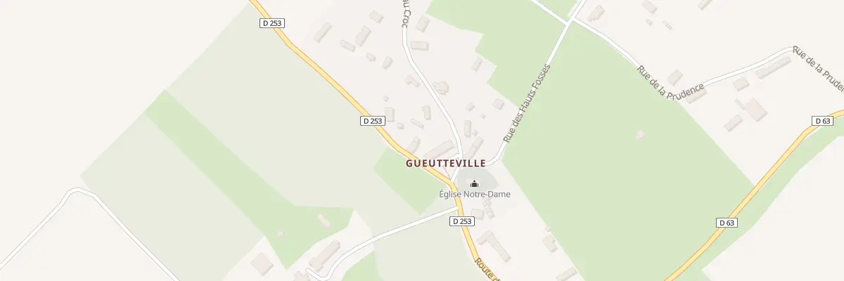 Plan du 5002 Village à Gueutteville