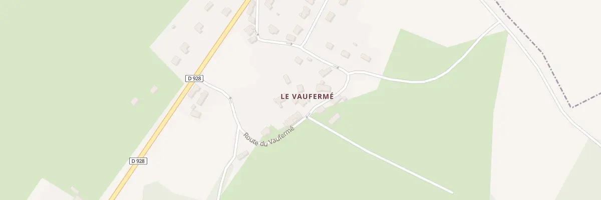Plan du 12 Rte du Vaufermé à Saint-Éliph