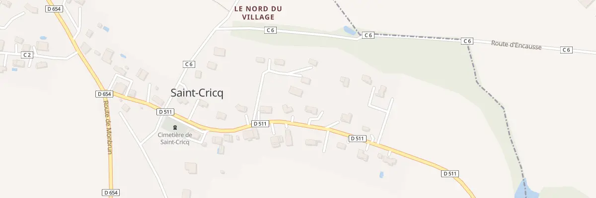 Plan du 5018 Rte de Sainte-agathe à Saint-Cricq