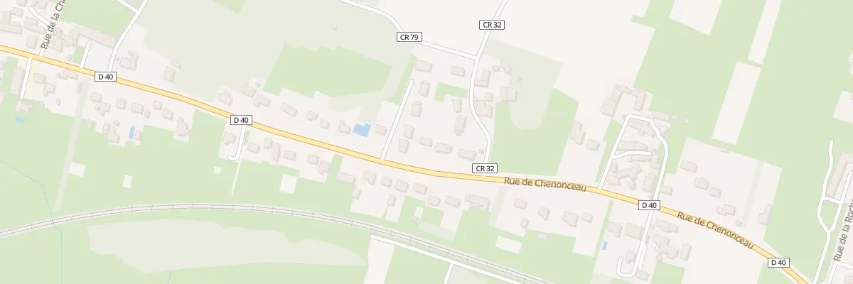Plan du 91 Rue de Chenonceaux à La Croix-en-Touraine