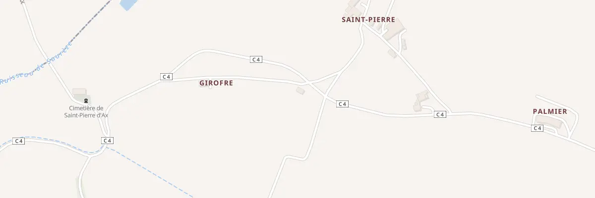 Plan du 5 Che Girofre à Boudou