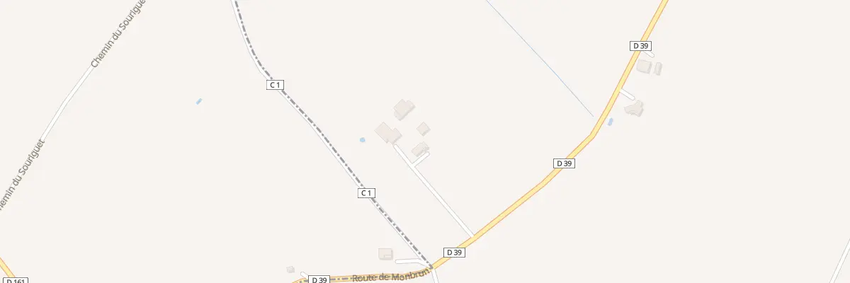 Plan du 1042 Rte de Monbrun à Beaupuy