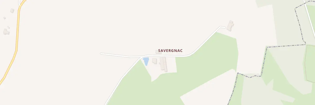 Plan du 15 Savergnac à Gorre