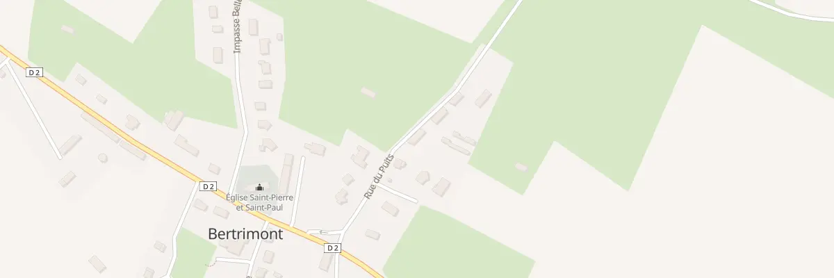 Plan du 158 Rue du Puits à Bertrimont