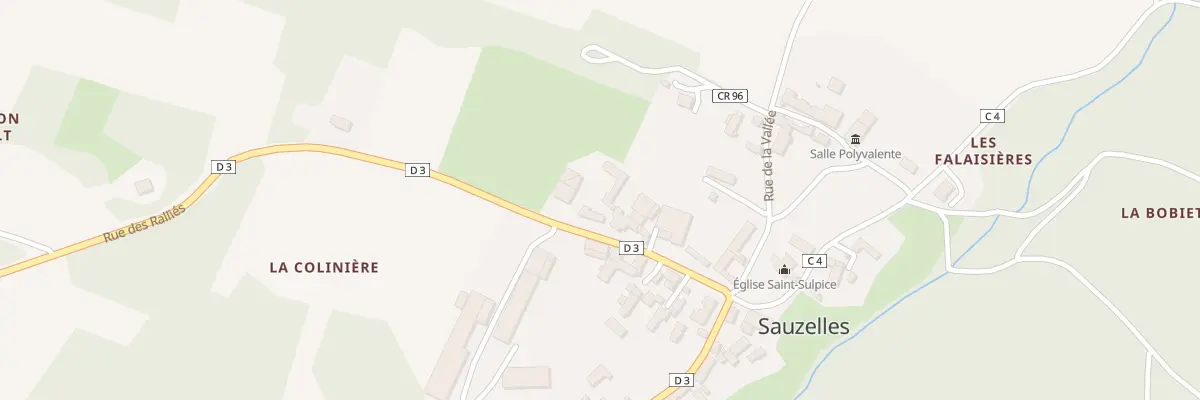 Plan du 6 Rue des Rallies à Sauzelles
