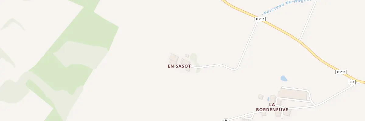 Plan du 867 Rte de la Commanderie à Marestaing