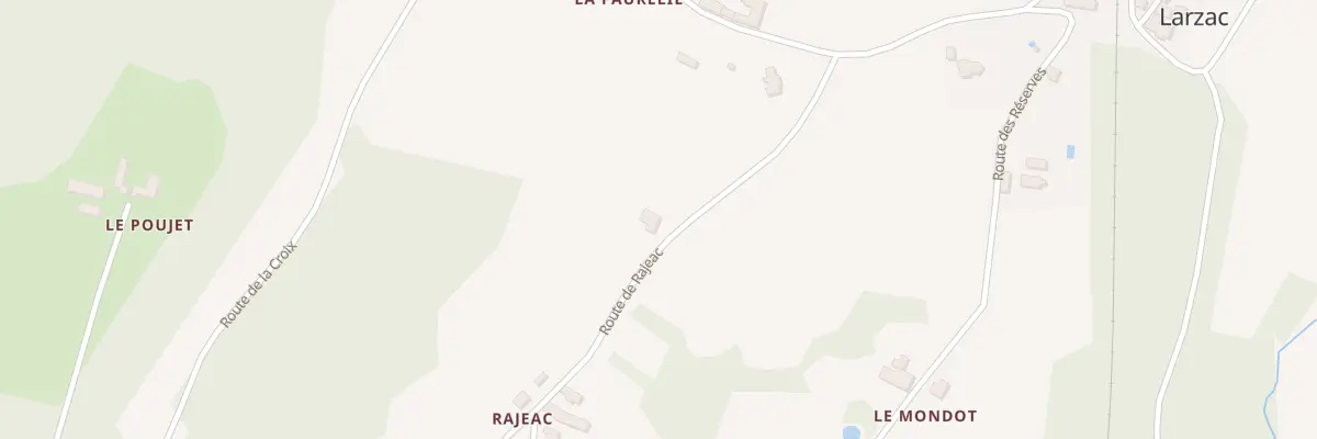Plan du 22A Rajeac à Larzac