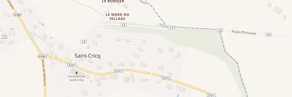 Plan du 7 Imp des Tourterelles à Saint-Cricq