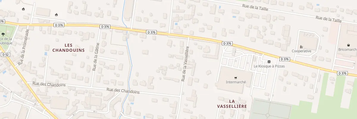 Plan du 3 Rue de la Vasseliere à Bléré