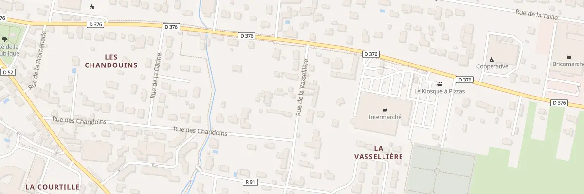 Plan du 7 Rue de la Vasseliere à Bléré