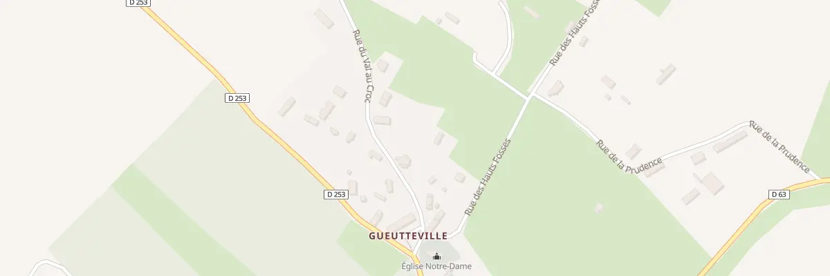 Plan du 120 Rue du Val au Croc à Gueutteville