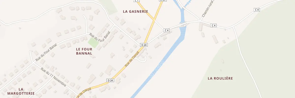 Plan du 80 La Gasnerie à Azé