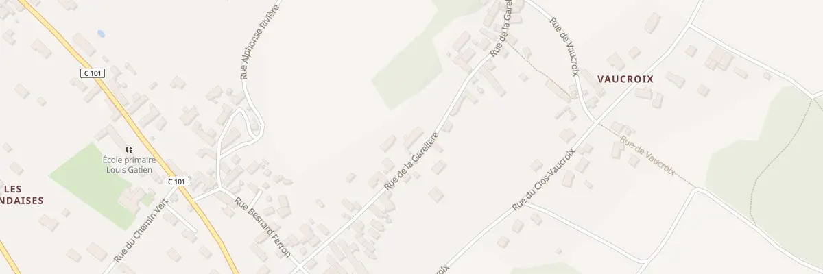 Plan du 11 Rue de la Garelière à Villiers-sur-Loir