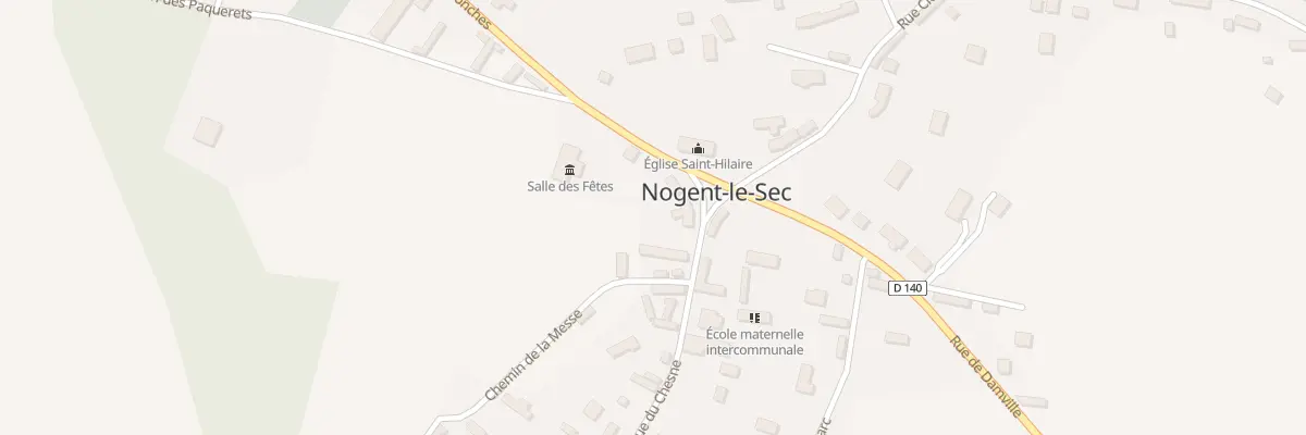 Plan du 4 Rue du Chesne à Nogent-le-Sec