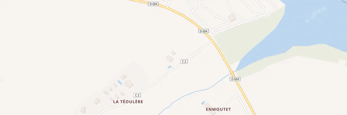 Plan du 897 Rte du Lac à Thoux