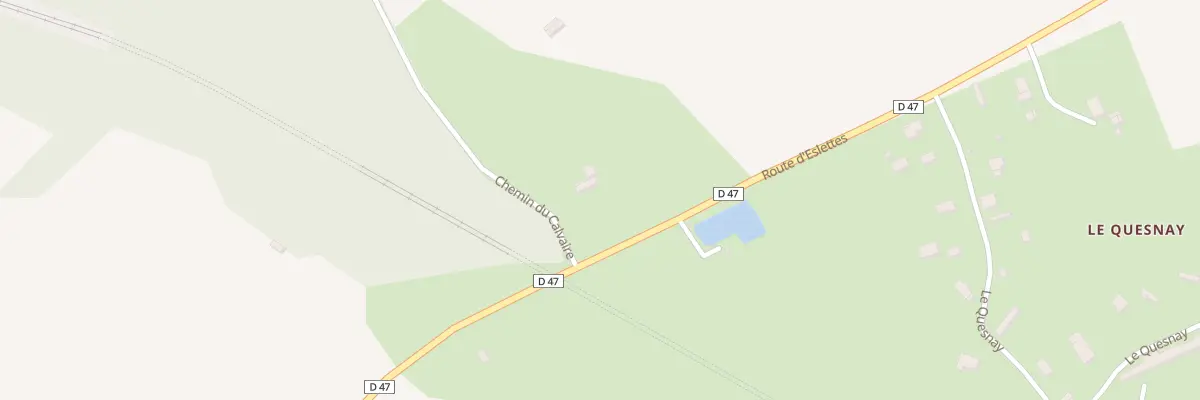 Plan du 50 Che du Calvaire à Pissy-Pôville