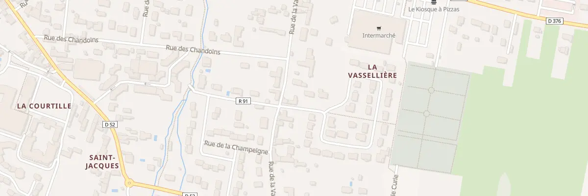 Plan du 20 Rue de la Vasseliere à Bléré