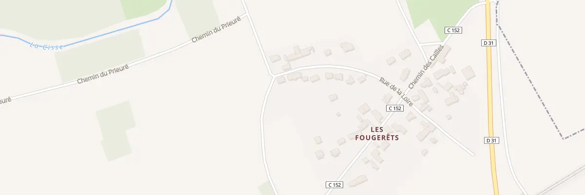 Plan du 2 Rte de la Loire à Pocé-sur-Cisse