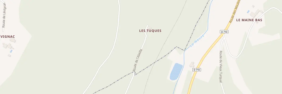 Plan du 23A Les Tuques à Larzac