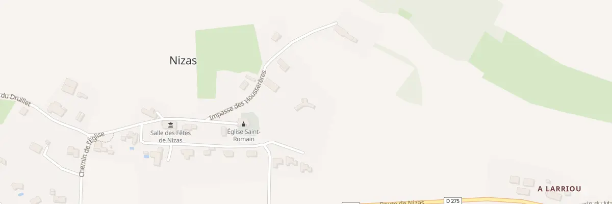 Plan du 5053 Aux Houssereres à Nizas