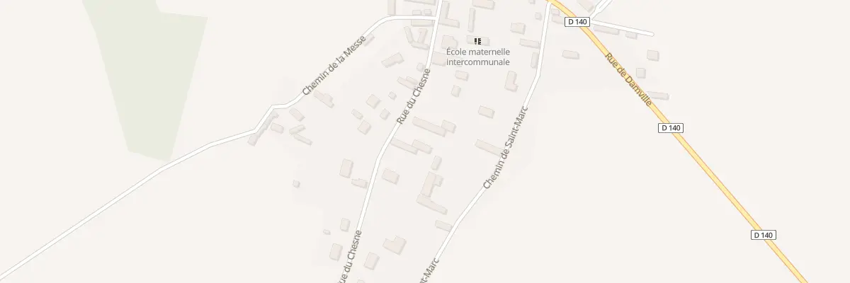 Plan du 9 Rue du Chesne à Nogent-le-Sec