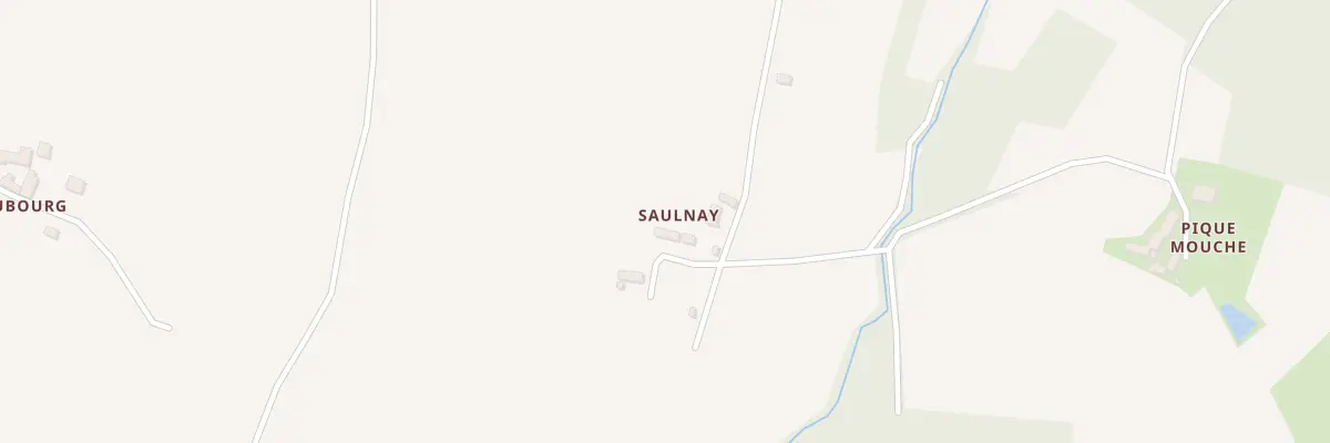 Plan du 313 Saulnay à Charnizay