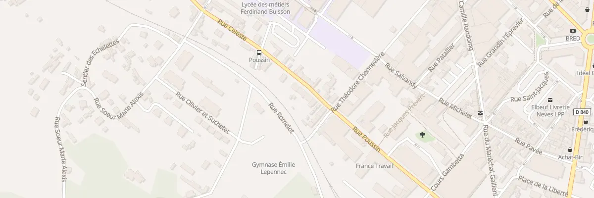Plan du 53 Rue Poussin à Elbeuf