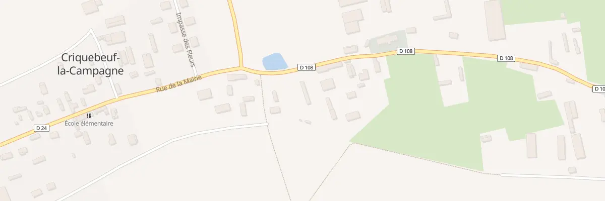 Plan du 40 Rue de l’Eglise à Criquebeuf-la-Campagne