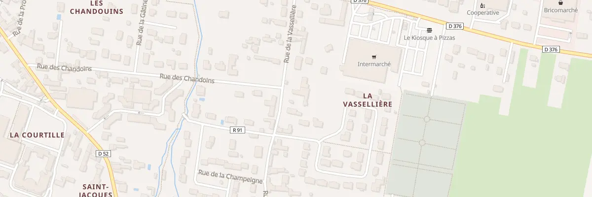 Plan du 18 Rue de la Vasseliere à Bléré