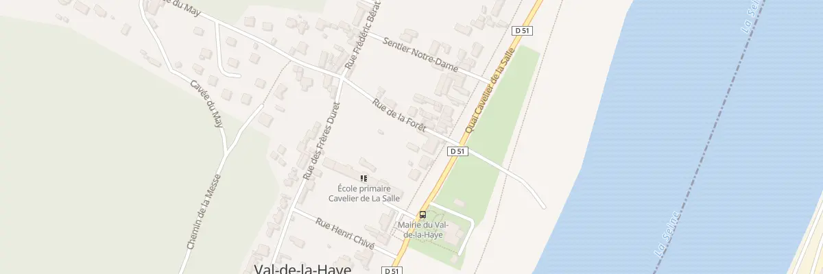 Plan du 32 Quai Cavelier de la Salle à Val-de-la-Haye