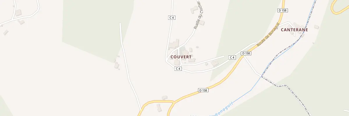 Plan du 4 Rte de Couvert à Soturac